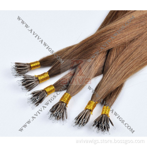Pre Bonded Keratin Tip Human Hair Extensions